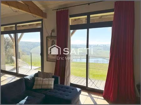 écrin lumineux avec vue 360° sur la nature !