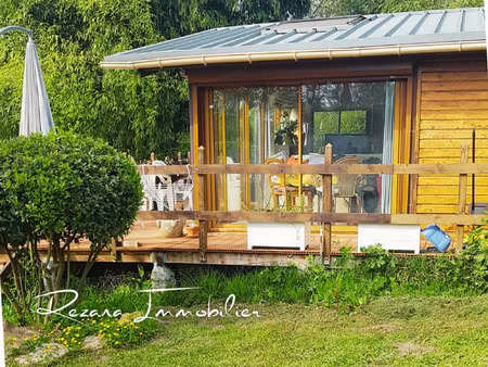 maison plain-pied avec accès direct à la seine