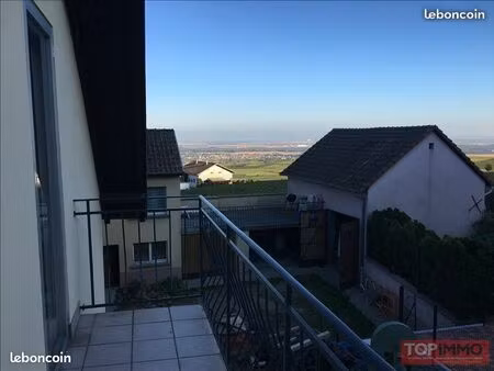 location maison individuelle 165m2 - 4 chambres - vue magnifique sur plaine d'alsace