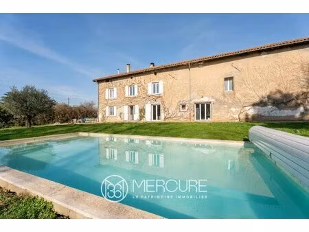 civrieux en dombes – ancienne ferme avec parc et piscine