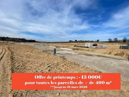 terrain constructible à vendre