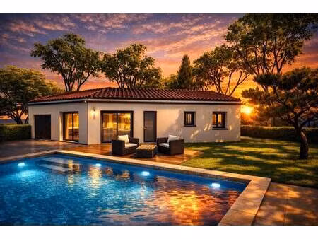 terrain avec maison neuve à vendre