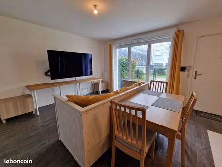 duplex meublé 66 5 m² – 2 chambres  2 salles de bain – rez‑de‑jardin – parking – écoquarti