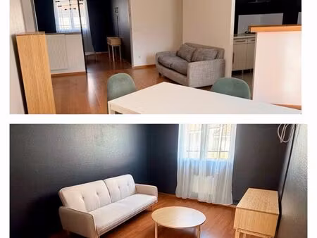 t3 bis lumineux avec garage et cour – centre de marsat