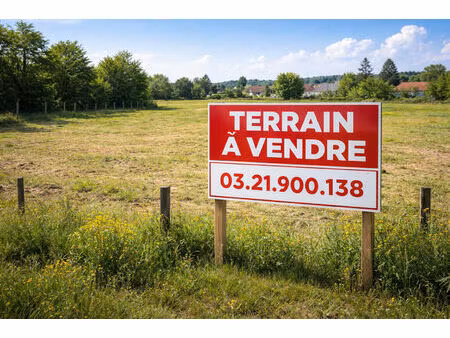 vente terrain  1315.00m²  thiembronne