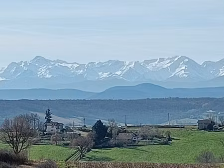 maison 113 m² sur 4ha830 de terrain vue pyrénées