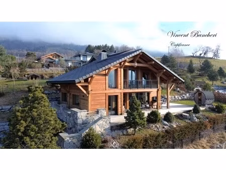 location – chalet d’exception à thyez – vue montagnes  prestations haut de gamme