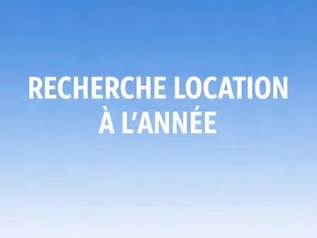 recherche location à l’année