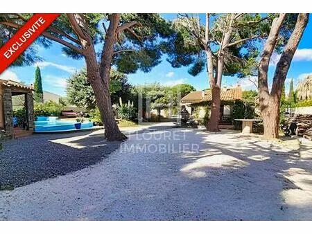 plain-pied 161 m² - terrain 1200 m² - piscine - villa + 2 dépendances (bureau + t2)