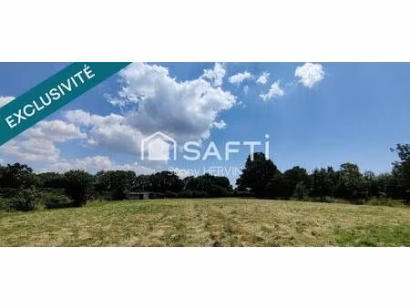 terrain de 1147m² - vue sur campagne