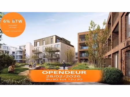 ruim gelijkvloers appartement met twee slaapkamers en ruim terras