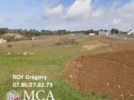 vente terrain 457 m² saint-palais-sur-mer (17420)