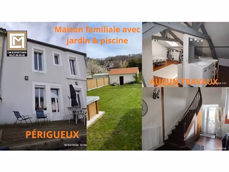 vente maison 6 pièces 169 m² à perigueux (24000)  277 000 €