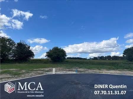 vente terrain 505 m² castres-gironde (33640)