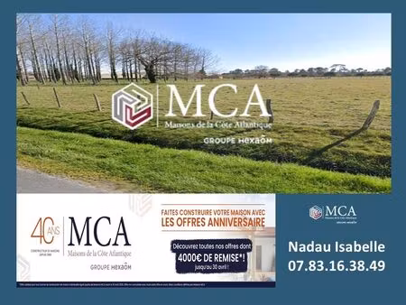 vente terrain 1980 m² saint-savin (33920)