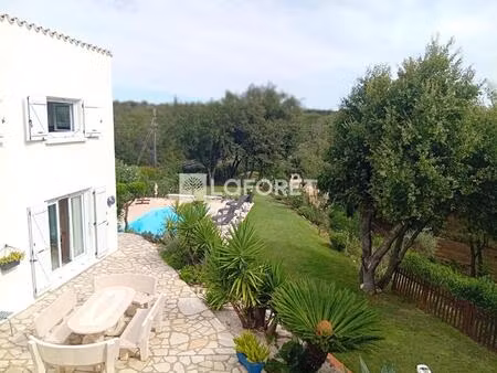 maison ortaffa 7 pièce(s) 252 m2 sur une parcelle arborée de 3917 m² avec piscine