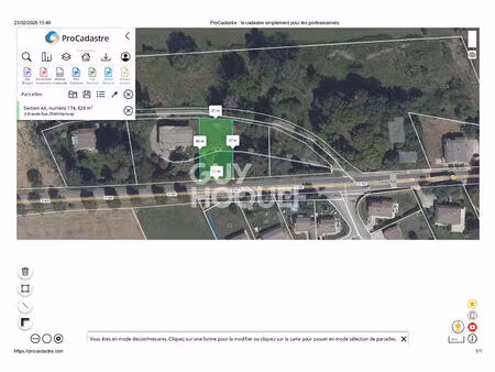 terrain viabilisé plat nancray 828 m2