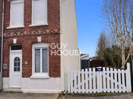 a louer : charmante maison 2 chambres avec jardin  proche centre de gamaches