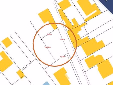 terrain constructible à vendre