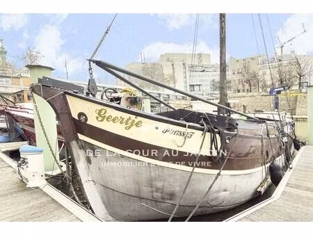 peniche a vendre 80m2  deux pieces  port de l'arsenal 75004