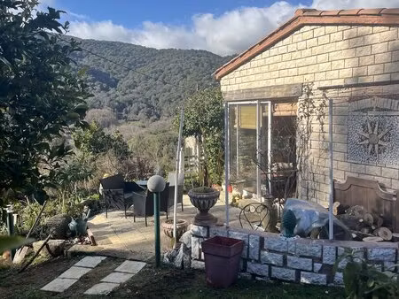 maison f3 de plain-pied - terrain de 1800m2 constructible - forciolo