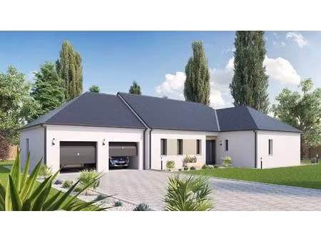 terrain avec maison neuve à vendre