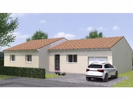 terrain avec maison neuve à vendre