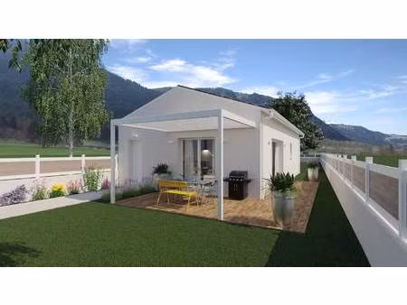 terrain avec maison neuve à vendre