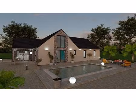 terrain avec maison neuve à vendre