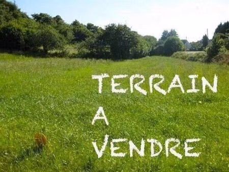 terrain constructible viabilisé à vendre