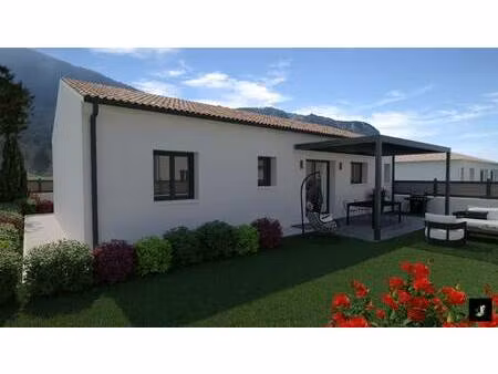 terrain avec maison neuve à vendre