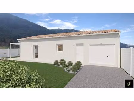 terrain avec maison neuve à vendre