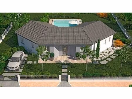 terrain avec maison neuve à vendre