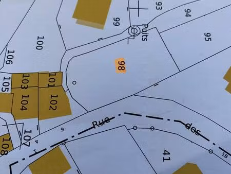 terrain constructible à vendre