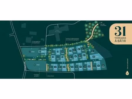 terrain constructible à vendre