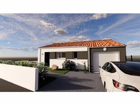 terrain avec maison neuve à vendre