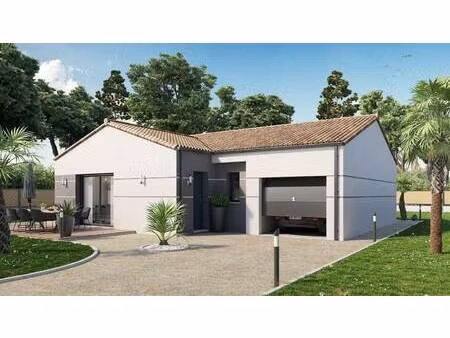 terrain avec maison neuve à vendre