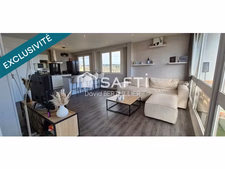 vente appartement 3 pièces 77 m² à macon (71000)  149 000 €