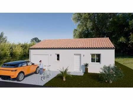 terrain avec maison neuve à vendre