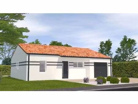 terrain avec maison neuve à vendre