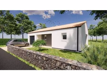 terrain avec maison neuve à vendre