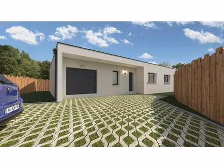 terrain avec maison neuve à vendre