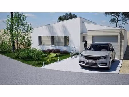 terrain avec maison neuve à vendre
