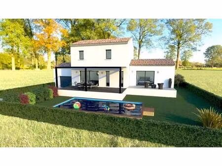 terrain avec maison neuve à vendre