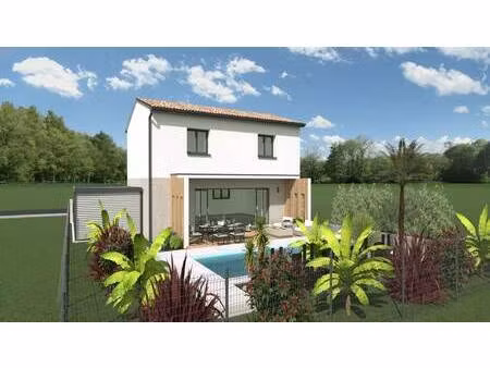 terrain avec maison neuve à vendre