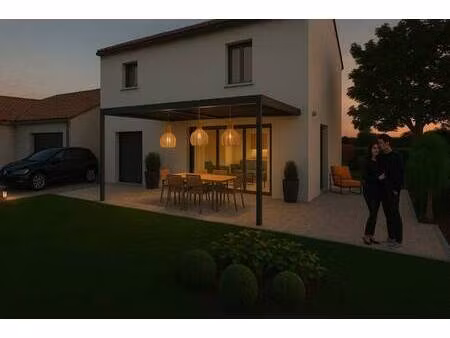 terrain avec maison neuve à vendre