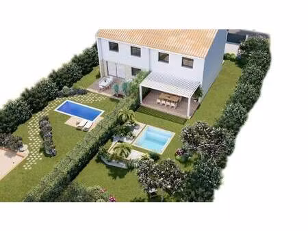 terrain avec maison neuve à vendre