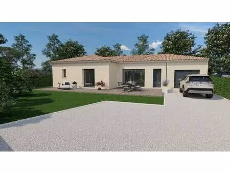 terrain avec maison neuve à vendre