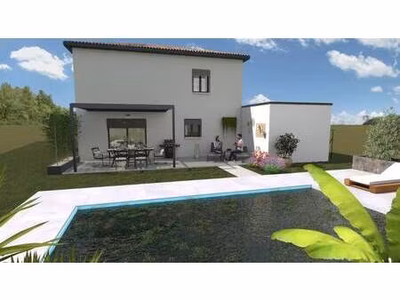 terrain avec maison neuve à vendre