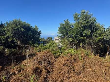 vente terrain 450 m² le tampon (97430)